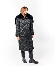 Load image into Gallery viewer, Genuine Polar Fox Fur Collar-Hood Down Winter Coat