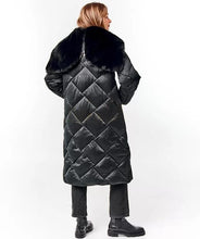 Load image into Gallery viewer, Genuine Polar Fox Fur Collar-Hood Down Winter Coat