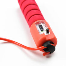 Load image into Gallery viewer, Professional Sponge Jump Rope With Electronic Counter Adjustable Fast Speed Counting Jump Skip Rope Sponge Jump Rope Electronic Counter Adjustable Fast Speed Counting Skipping Rope Wire Workout Equipments