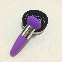Load image into Gallery viewer, Professional Women Beauty Sponge Mushroom Head Powder Puff With Handle Smooth Shaped Make Up Colorful Sylish Design