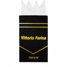 Load image into Gallery viewer, Vittorio Farina Pre-Folded Pocket Square (Four-Point)