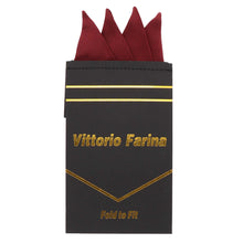 Load image into Gallery viewer, Vittorio Farina Pre-Folded Pocket Square (Four-Point)