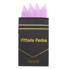 Load image into Gallery viewer, Vittorio Farina Pre-Folded Pocket Square (Four-Point)