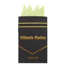 Load image into Gallery viewer, Vittorio Farina Pre-Folded Pocket Square (Four-Point)