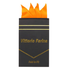 Load image into Gallery viewer, Vittorio Farina Pre-Folded Pocket Square (Four-Point)