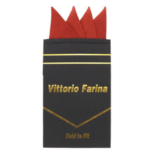 Load image into Gallery viewer, Vittorio Farina Pre-Folded Pocket Square (Four-Point)