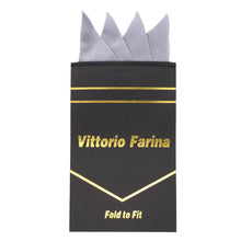 Load image into Gallery viewer, Vittorio Farina Pre-Folded Pocket Square (Four-Point)