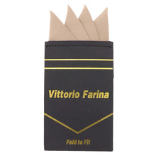 Load image into Gallery viewer, Vittorio Farina Pre-Folded Pocket Square (Four-Point)