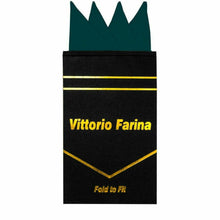 Load image into Gallery viewer, Vittorio Farina Pre-Folded Pocket Square (Four-Point)
