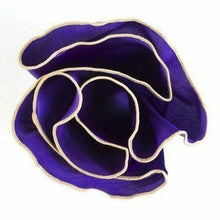 Load image into Gallery viewer, Vittorio Farina Round Pocket Square with Embroidered Piping