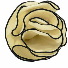 Load image into Gallery viewer, Vittorio Farina Round Pocket Square with Embroidered Piping
