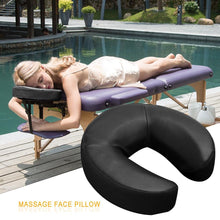 Load image into Gallery viewer, PU Foam Spa U-Shape Pillow Face Rest Body Massage face Pillow Soft Face Cushion Basic Massage Face Cradle Cushion Massage Face Cradle Cushion Memory Foam Massage Table & Massage Chair Headrest Pillow Pad For Beauty Care Salon