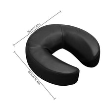 Load image into Gallery viewer, PU Foam Spa U-Shape Pillow Face Rest Body Massage face Pillow Soft Face Cushion Basic Massage Face Cradle Cushion Massage Face Cradle Cushion Memory Foam Massage Table & Massage Chair Headrest Pillow Pad For Beauty Care Salon