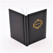 Load image into Gallery viewer, PU Leather Coin Album 10 Pages 120 Pockets Coin Album For Coins Pockets Commemorative Coin, Medallions Badges Collection Book Gifts For Friends And Coin Collectors