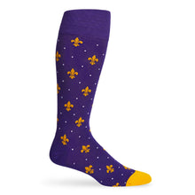 Load image into Gallery viewer, Purple and Gold - Fleur de lis