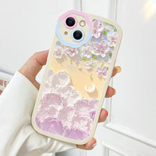 Load image into Gallery viewer, Purple Flower Phone Case For iPhone 11 Case iPhone 13 14 Pro Max iPhone 12 Phone Case iPhone11 iPhone14 Soft Back Cover Cute Pattern Soft iPhone Fashion Comfortable Grip Design & Aesthetic Floral Pattern iphone Case