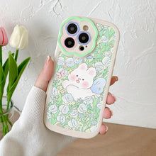 Load image into Gallery viewer, Purple Flower Phone Case For iPhone 11 Case iPhone 13 14 Pro Max iPhone 12 Phone Case iPhone11 iPhone14 Soft Back Cover Cute Pattern Soft iPhone Fashion Comfortable Grip Design & Aesthetic Floral Pattern iphone Case