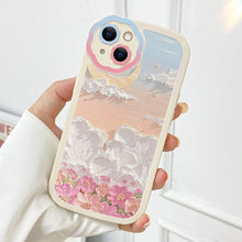 Load image into Gallery viewer, Purple Flower Phone Case For iPhone 11 Case iPhone 13 14 Pro Max iPhone 12 Phone Case iPhone11 iPhone14 Soft Back Cover Cute Pattern Soft iPhone Fashion Comfortable Grip Design & Aesthetic Floral Pattern iphone Case