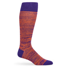 Load image into Gallery viewer, Purple / Orange Marl Dress Socks