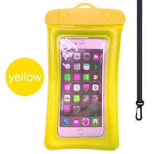 Load image into Gallery viewer, Purple Universal Waterproof Phone Case Water Proof Swim Pouch Bag Cases For iPhone Floating Phone Protector Smartphone Touchscreen Waterproof Pouch