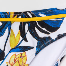 Load image into Gallery viewer, Push Up Floral Bikini Sets Women Two Pieces Swimsuits Women's Bathing Suits Push Up Halter Bandage Bikini Floral Printing Swim Bottoms Two Piece Swimsuits New Girl Beach Bathing Suits Swimwear