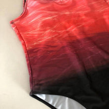 Load image into Gallery viewer, Push Up Swimwear Back One-piece Beach Bathing Suit Colorful Print One Piece Women Swimsuit Women's Plunge Bathing Suit Strappy Mesh One Piece Swimsuit Tummy Control Swimwear