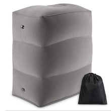 Load image into Gallery viewer, PVC Kids Flight Sleeping Footrest Pillow Resting Pillow On Airplane Car Bus Pillow Inflatable Travel Foot Rest Pillow Foot Pad Travel Foot Rest Pillow, Inflatable Travel Leg Rest Pillow Bed for Foot Rest on Airplanes Cars Trains Office and Kids