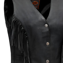 Load image into Gallery viewer, Apache Women's Leather Motorcycle Vest