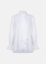 Load image into Gallery viewer, Quinta Tie Detail White Organic Cotton Shirt
