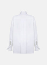 Load image into Gallery viewer, Quinta Tie Detail White Organic Cotton Shirt