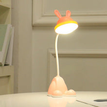 Load image into Gallery viewer, Rabbit LED Table Lamp Kids Desk Bunny Night Lights Studying Bedroom Decor Baby Bed Restaurant Living Room Cute Gift USB Charging Cute Study Lamps for Bedroom Décor
