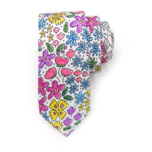 Load image into Gallery viewer, Rad FLORAL Coloring Tie *markers sold separately