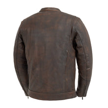 Load image into Gallery viewer, Raider Men's Motorcycle Leather Jacket