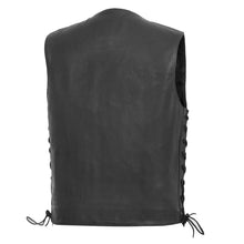 Load image into Gallery viewer, Rancher - Men's Motorcycle Western Style Leather Vest