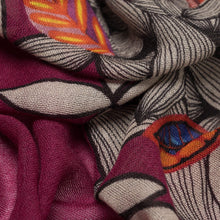 Load image into Gallery viewer, Bosco - Wool Scarf - Raspberry