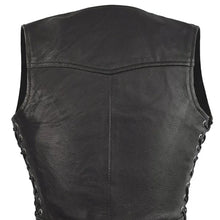 Load image into Gallery viewer, Raven Women's Motorcycle Leather Vest
