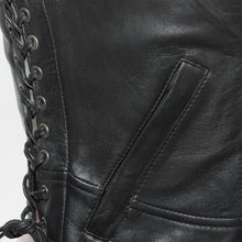 Load image into Gallery viewer, Raven Women's Motorcycle Leather Vest