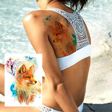 Load image into Gallery viewer, Realistic Tattoos Temporary Womens Flower Sticker Tattoos Waterproof Women Body Art Fake Legs Tattoo Stickers