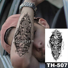Load image into Gallery viewer, Realistic Temporary Lion Wolf Sticker Tattoo Waterproof Elegant Body Arm Warrior Tattoo For Mens