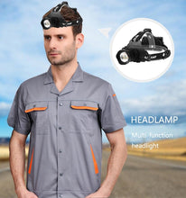 Load image into Gallery viewer, Rechargeable Adjustable Brightest Zoomable Powerful XHP160 LED Headlamp Waterproof Headlight Power Bank 18650 Battery Headlamps For Hiking Camping Fishing Running
