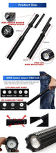 Load image into Gallery viewer, Rechargeable Adjustable LED Flashlights High Lumen Super Bright Handheld Waterproof Zoomable Portable Flashlight For Outdoor Baseball Bat Hiking CampingSelf Defense