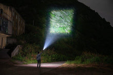 Load image into Gallery viewer, Rechargeable Adjustable Led Flashlights With High Lumen With Battery Display Super Bright Waterproof Flashlight 5 Lighting Modes For Adventure Hiking Camping Hunting New Design