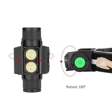 Load image into Gallery viewer, Rechargeable Adjustable LED Power Headlamp USB Flashlight Waterproof Headlight Torch Light Work Lamp For Outdoors Camping Running Survival Hiking
