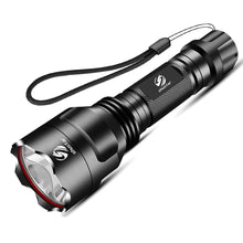 Load image into Gallery viewer, Rechargeable Adjustable Zoomable Waterproof LED Flashlight Super bright LED Tactical Torch Flashlight For Night Riding Camping Hiking Hunting & Indoor Activities