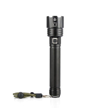 Load image into Gallery viewer, Rechargeable LED Flashlight High Lumen USB Ultra Bright Adjustable Powerful Zoomable Flashlight Water Resistant For Daily Household and Outdoor Camping Hiking Riding Running