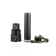 Load image into Gallery viewer, Rechargeable LED Flashlight High Lumen USB Ultra Bright Adjustable Powerful Zoomable Flashlight Water Resistant For Daily Household and Outdoor Camping Hiking Riding Running