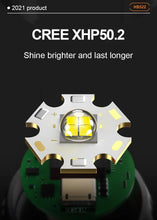 Load image into Gallery viewer, Rechargeable LED Flashlights High Lumens Waterproof Zoomable Super Bright Tactical Flashlight Powerful USB LED CREE Flashlight Hand Lamp For Hiking Camping Household Outdoor Sport