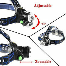 Load image into Gallery viewer, Rechargeable LED Headlamps Ultra-bright High lumens Zoomable Waterproof LED Headlight Head Torch Flashlight Head Lamp For Fishing Hands-Free Headlight