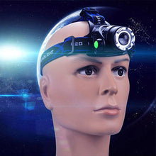 Load image into Gallery viewer, Rechargeable LED Headlamps Ultra-bright High lumens Zoomable Waterproof LED Headlight Head Torch Flashlight Head Lamp For Fishing Hands-Free Headlight