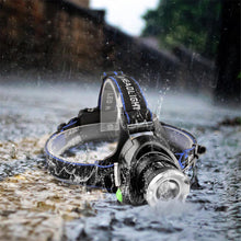 Load image into Gallery viewer, Rechargeable LED Headlamps Ultra-bright High lumens Zoomable Waterproof LED Headlight Head Torch Flashlight Head Lamp For Fishing Hands-Free Headlight